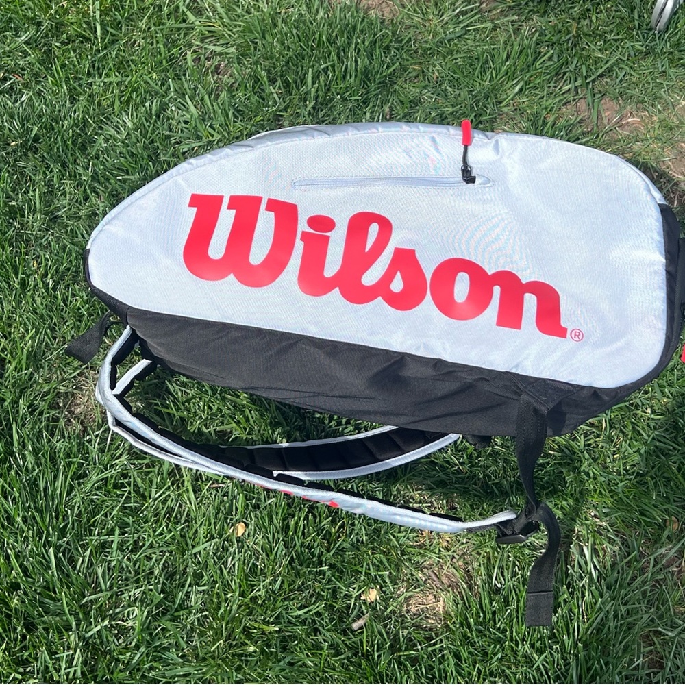 Wilson Tour Pickleball Black and Gray Backpack